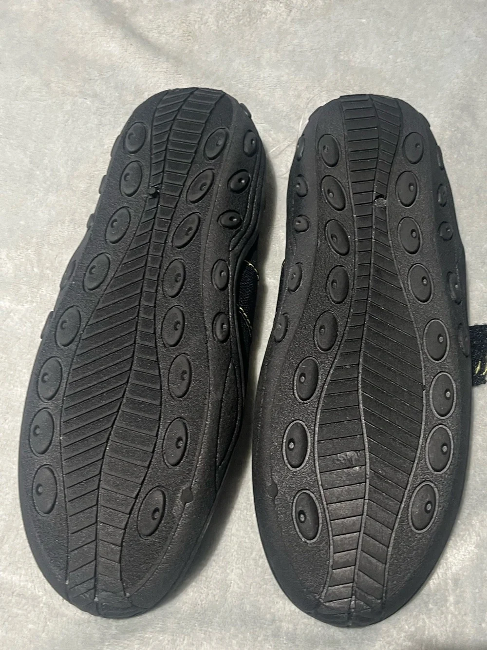 Men’s Black Water Shoes with Yellow Accent, JBU by Jumbo Size 9